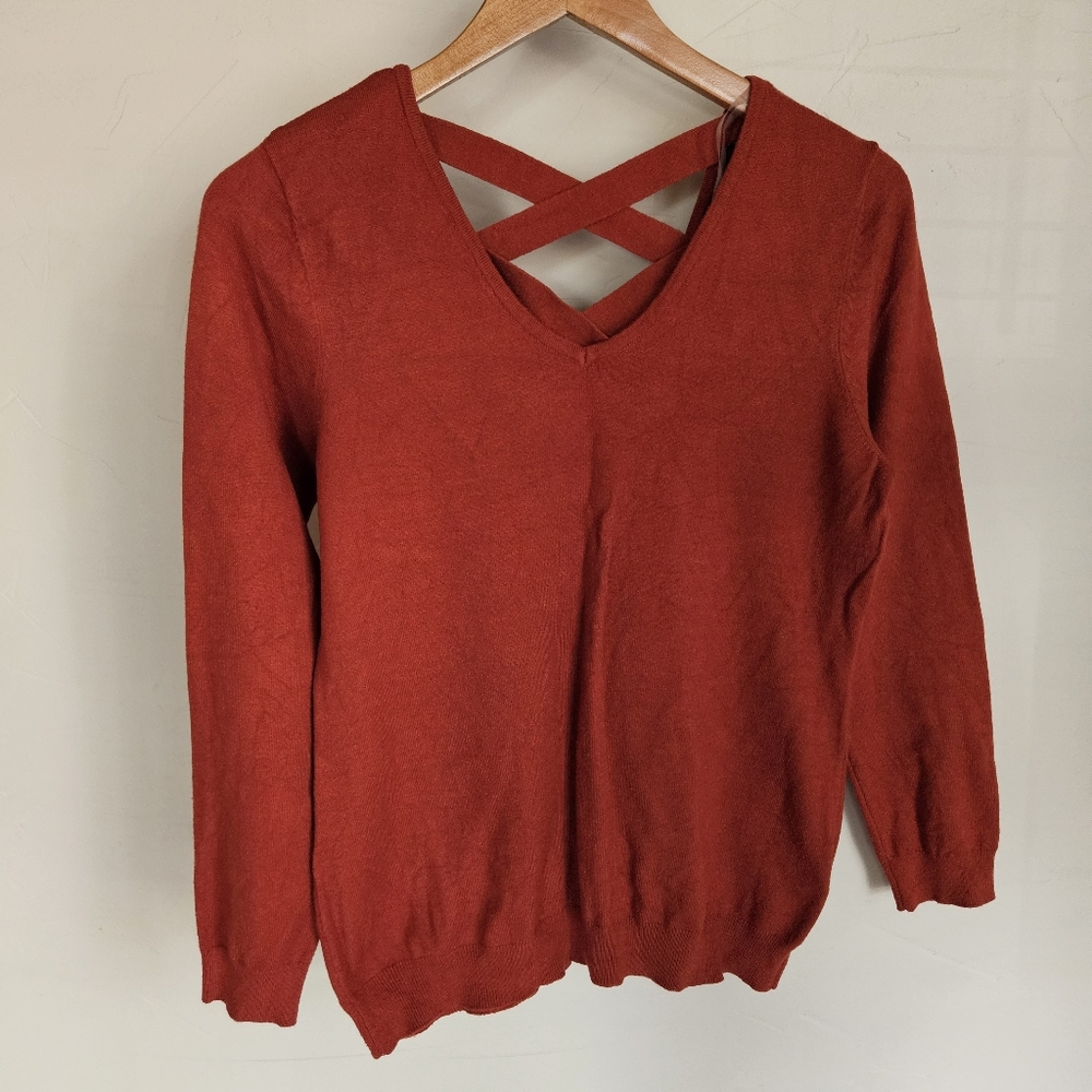 LOVE ELLIE orange sweater